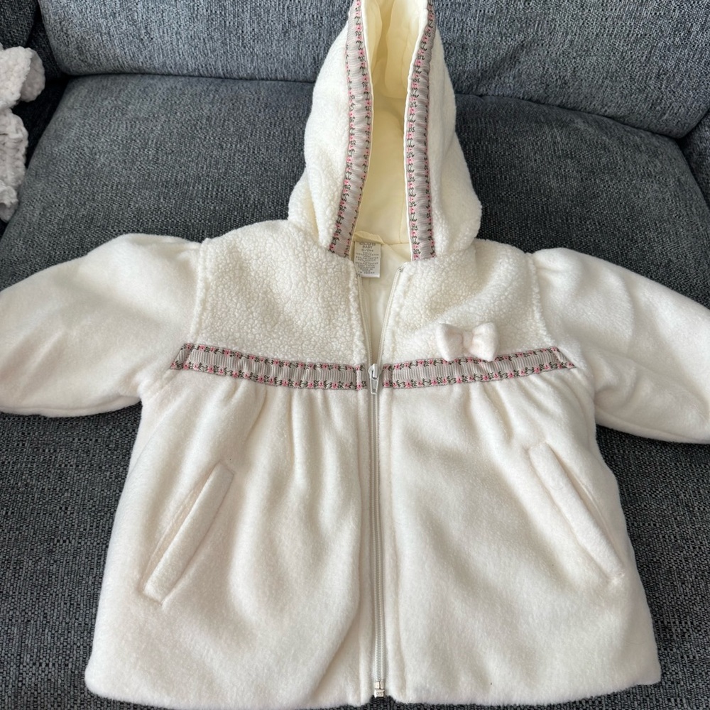 Club Baby: Cozy Cream Baby Puffer Jacket
